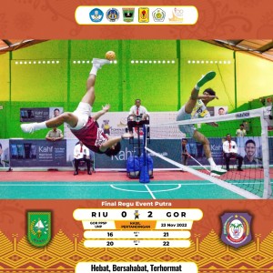 Di Acara Pomnas 2022 Di Padang Atlet Sepaktakraw Gorontalo Raih Medali