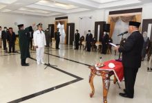 Rusli  Habibie Lantik Anas Jusuf Resmi Bupati Boalemo
