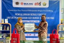 Di Hari Pers Nasional,Panti Asuhan di Kendari dapat Bantuan Beras Fortivit