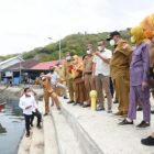 Rusli Akui Puas Pekerjaan Pembangunan Dermaga Kapal Ikan di Tilamuta