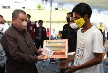 Pemprov Gorontalo Beri Bantuan kepada 50 Korban Kebakaran Pasar Jengki