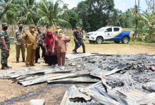 Rumah Korban Kebakaran di Desa Bakti, Dijanjikan Rusli akan Dibangun Kembali