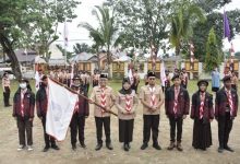 Hamka Pesankan Pramuka Gorontalo Peserta Jamnas ke XI agar Tetap Semangat dan Toleransi