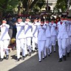 Tim Paskibraka Provinsi Gorontalo Sukses Kibarkan Bendera Merah Putih di HUT RI ke 77