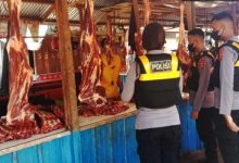 Polda Gorontalo Bersama Dinas Peternakan dan Pertanian Patroli Kampanyekan Cegah PMK