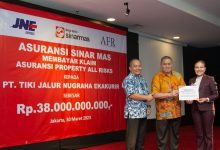 ASM Bayar Klaim Property All Risks ke JNE Sebesar Rp 38 Miliar