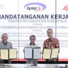 Tingkatkan Pengelolaan Keuangan Daerah, Pemkab Gorontalo Jalin Kerjasama dengan BPKP dan Bank SulutGo