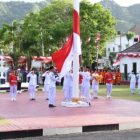 Upacara Penurunan Bendera HUT RI ke 78  di Gorontalo  Berlangsung Sukses 