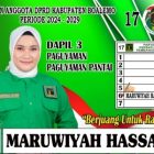 MARUWIYAH HASSAN SIAP PERJUANGKAN ASPIRASI MASYARAKAT  WILAYAH PAGUYAMAN DAN PAGUYAMAN PANTAI