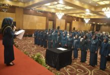 Ketua Pembina Posyandu Kecamatan, Desa dan Kelurahan se- Kabupaten Gorontalo Dikukuhkan