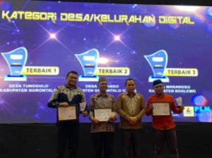 Desa Tunggulo raih penghargaan dsa terbaiak digital