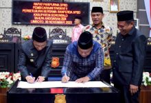 Nelson Ucapkan Disetujuinya  Ranperda APBD 2024, Kado Teridah bagi Kabgor Diusianya ke 350 Tahun