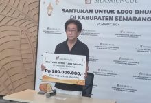 Sido Muncul Kucurkan Santunan untuk 1000 Kaum Dhuafa di Kabupaten Semarang