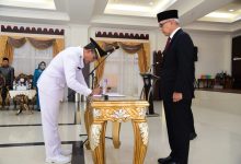 Ismail Madjid selaku Pj Walikota Gorontalo Resmi Dilantik Penjagub Rudy