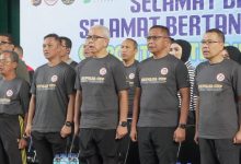 Penjagub Rudy Hadiri Turnamen Tenis Kapolda Cup II