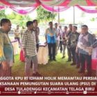 KPU Kabgor Berharap Proses Penghitungan Suara PSU di TPS 02 Disiarkan Langsung