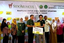 150 Anak Suspect Stunting di Cimahi Mendapat Bantuan dari Sido Muncul