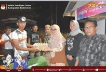 KPU Kabgor Salurkan Bantuan untuk Korban Banjir  Terdampak Luapan Air Danau Limboto