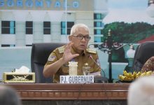 Penjagub Rudy : Jangan Berpuas Diri Dahulu Terkait Realisasi PelaksanaanProgram Pemprov Gorontalo Lampaui Target