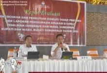 Pastikan Pemilih yang Benar-benar Miliki Hak Suara, KPU Kabgor Nilai  Penting Evaluasi Coklit  untuk Dilakukan