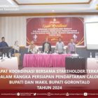 KPU Kabgor Komitmen Jaga Transparansi dan Kelaancaran Proses Tahapan Pilkada 2024