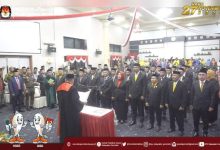 Sebanyak 40 Anggota DPRD Kabgor yang Terpilih Pada Pileg 2024 Resmi Dilantik