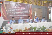 KPU Kabgor Gelar Rapat Pleno Tetapkan Wakil Rakyat di DPRD Setempat Priode 2024-2029