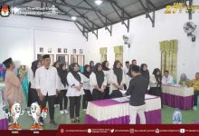 Petugas KPPS Pilkada2024 Se-Kabgor Dilantik dan Diambil Sumpah