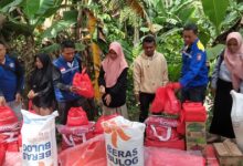 Dinas Sosial Kabgor Salurkan Bantuan Warga Desa Ulobua Akibat Korban Angin Puting Beliung